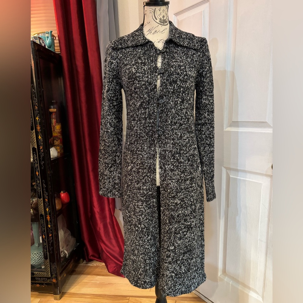 Vintage 90’s Style & Co Button Down Duster/Long Cardigan
